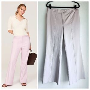 Donna Karan New York Flare Trousers in Lavender Purple Size 12